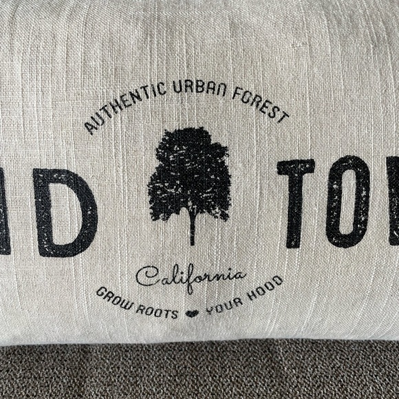 Midtown City of Trees Sacramento Pillow 12” x 22” - Picture 3 of 5